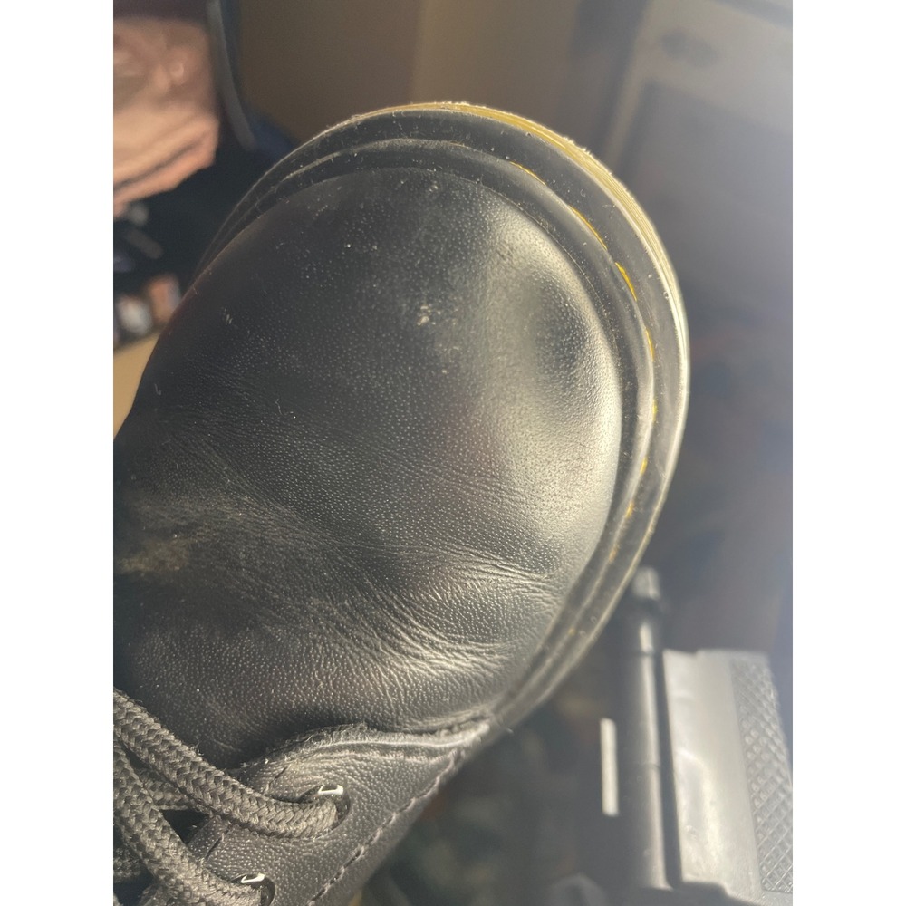 Dr. Martens 1460 J Black Leather Ankle Boots‎ Kids US 2 AirWair lace up - Picture 8 of 8